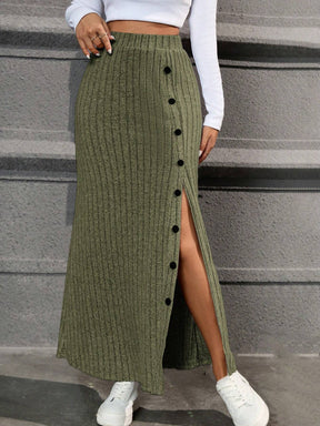 Saia Julieny Cintura Alta - Tiffani Moda Feminina
