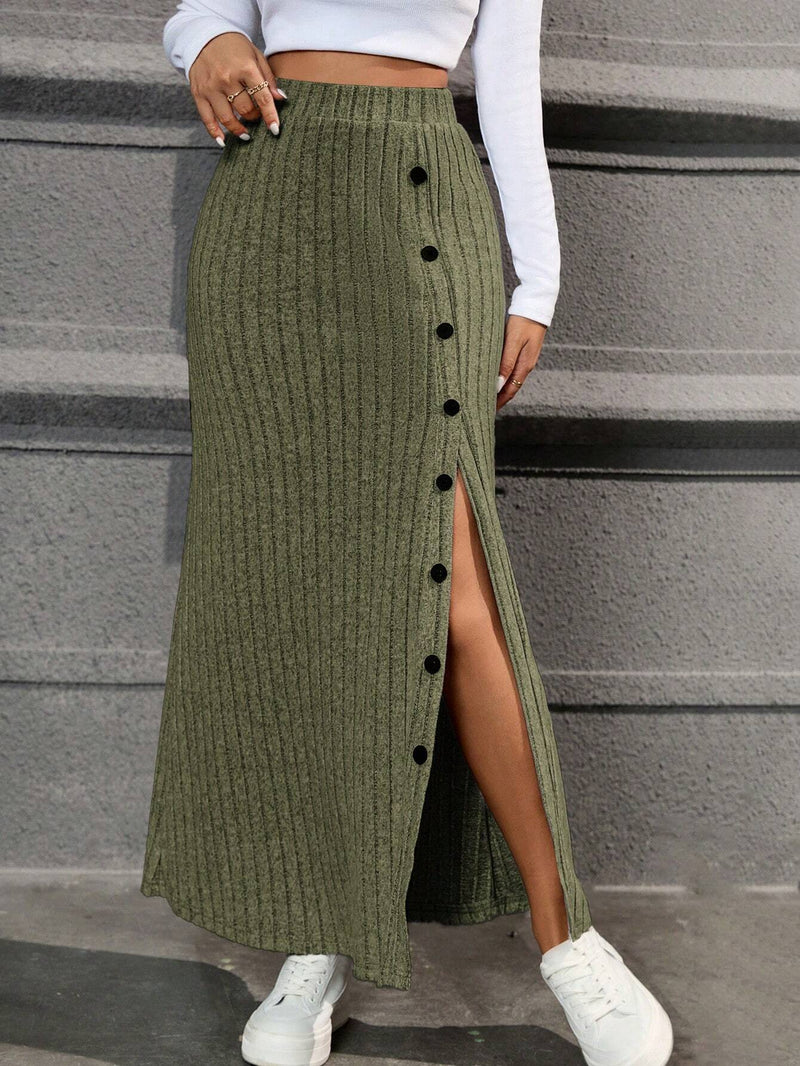 Saia Julieny Cintura Alta - Tiffani Moda Feminina