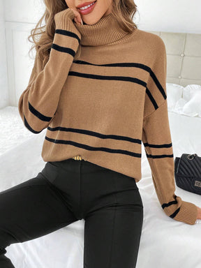 Suéter Essencial de Gola Alta - Tiffani Moda Feminina