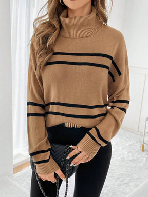 Suéter Essencial de Gola Alta - Tiffani Moda Feminina