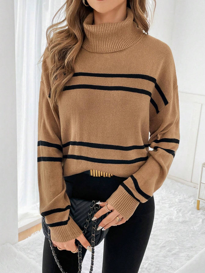 Suéter Essencial de Gola Alta - Tiffani Moda Feminina