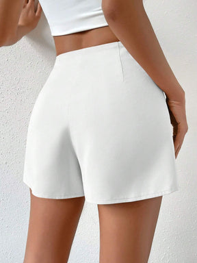 Shorts Mayaa com Detalhe Frente Pregueada - Tiffani Moda Feminina