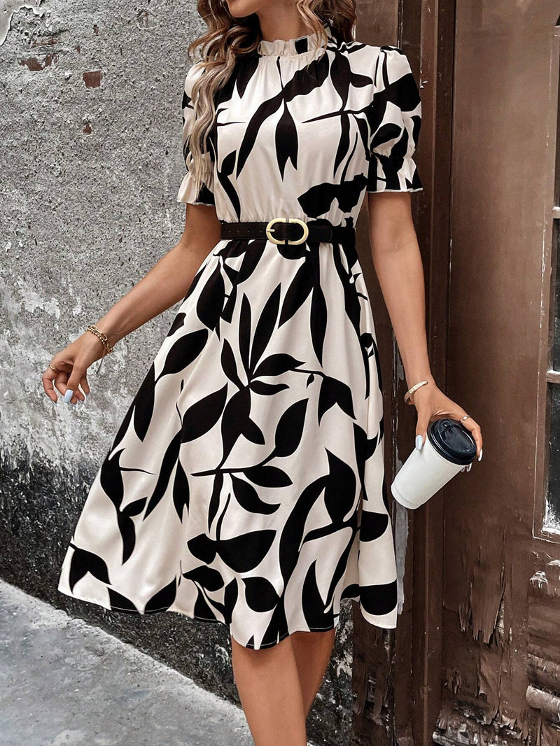 Vestido Elegância Primavera e Verão - Tiffani Moda Feminina