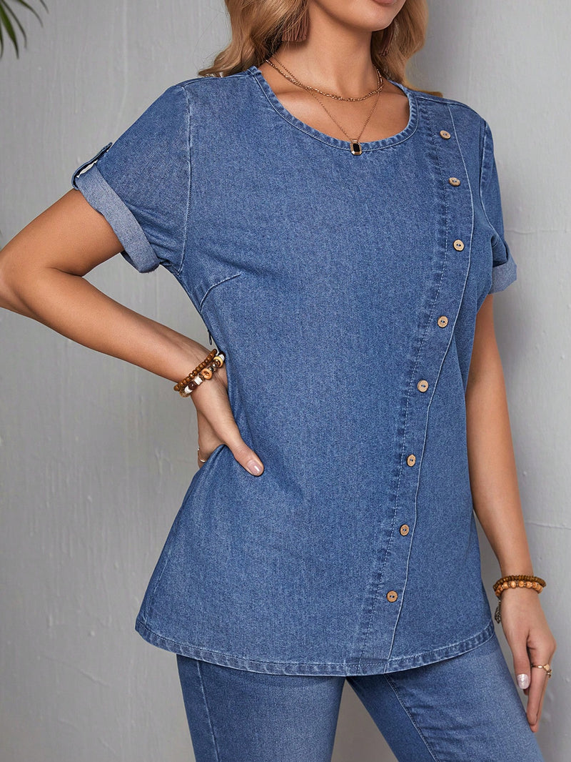 Blusa Jeans Jannine