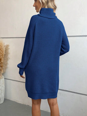 Vestido Monik De Tricô Gola Alta
