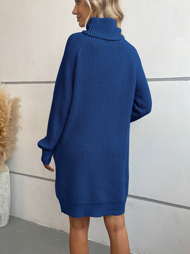 Vestido Monik De Tricô Gola Alta