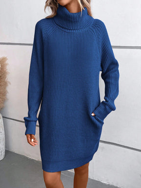 Vestido Monik De Tricô Gola Alta