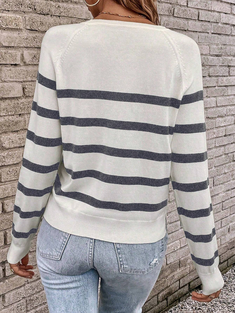 Suéter Prieê Listrado - Tiffani Moda Feminina