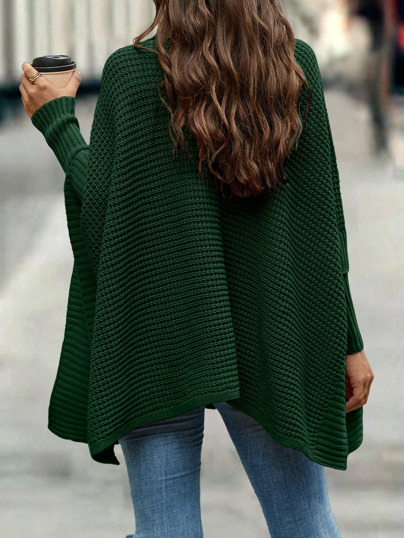 Poncho Beatrys gola alta manga