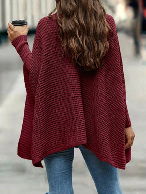 Poncho Beatrys gola alta manga
