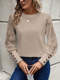 Blusa Mary Com Manga De Renda