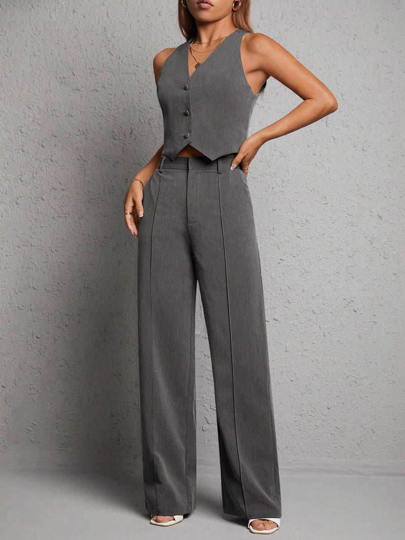 Conjunto Anny Colete E Calça - Tiffani Moda Feminina