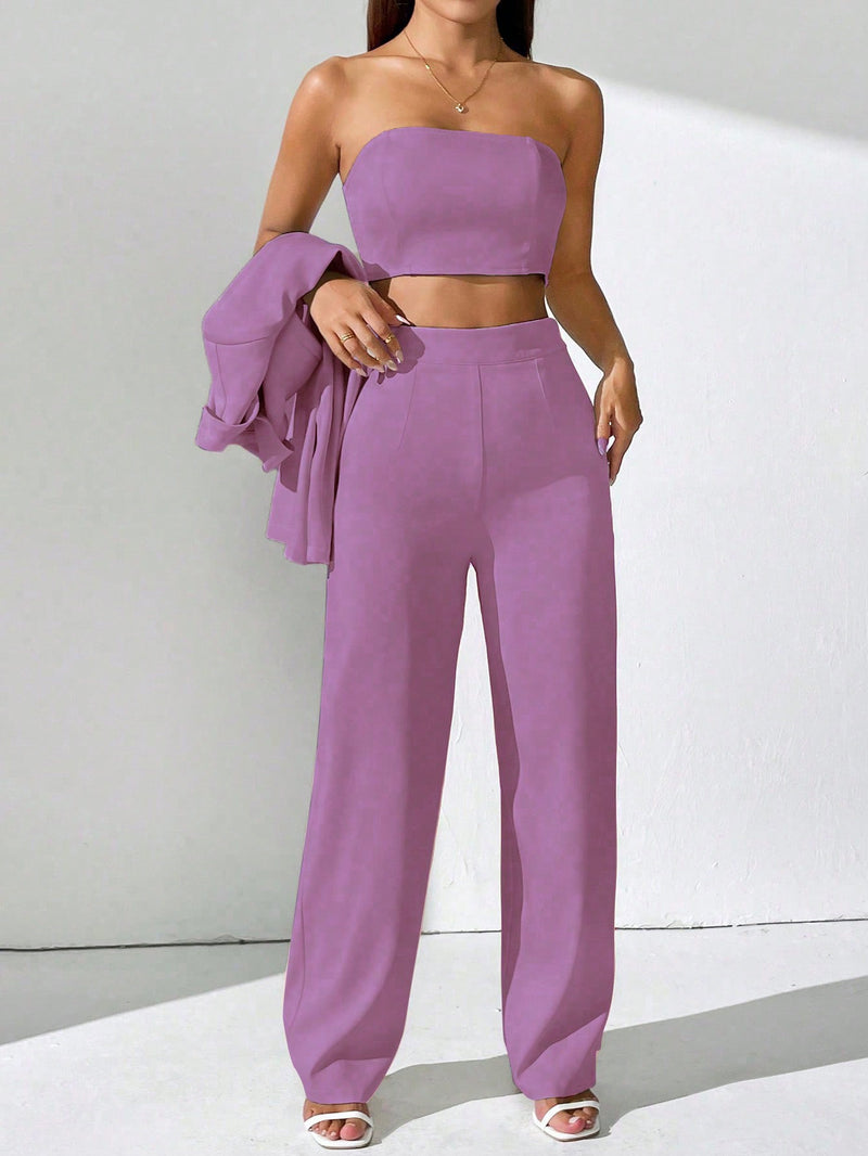 Conjunto de Terno com Três Peças