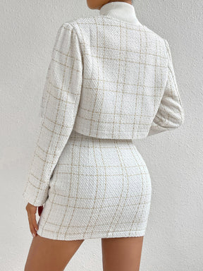 Jaqueta cropped Mel E Saia