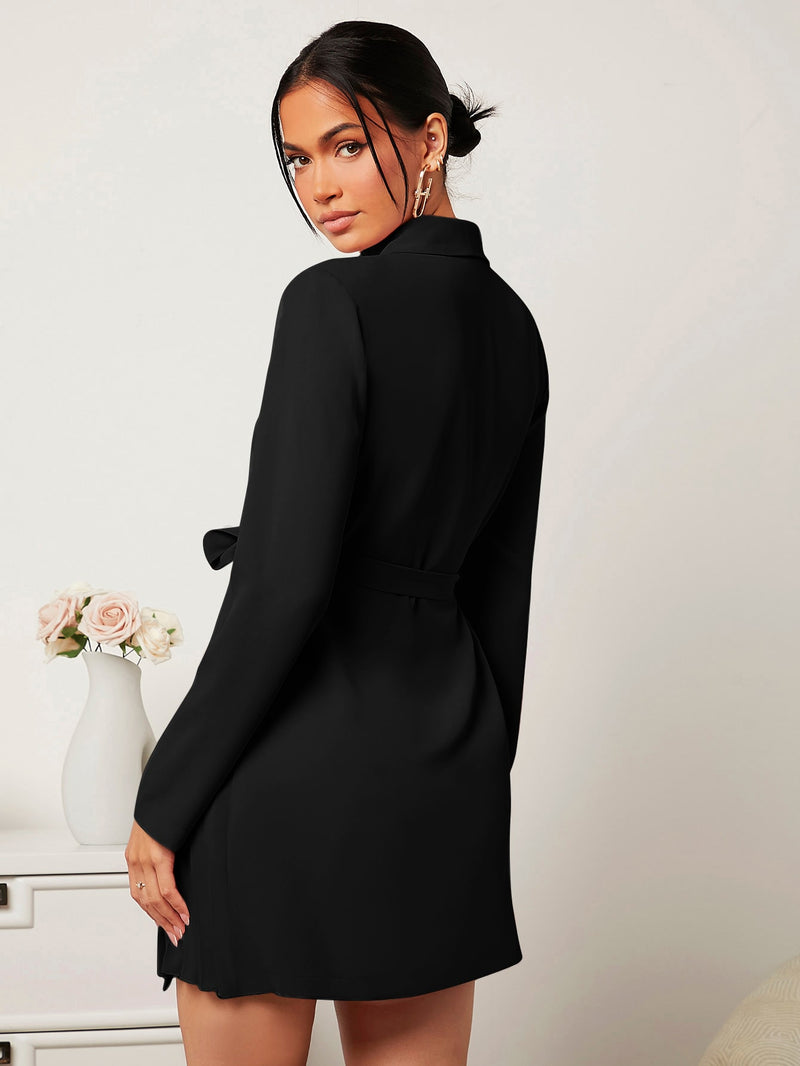 Vestido Blazer Julien Plissado