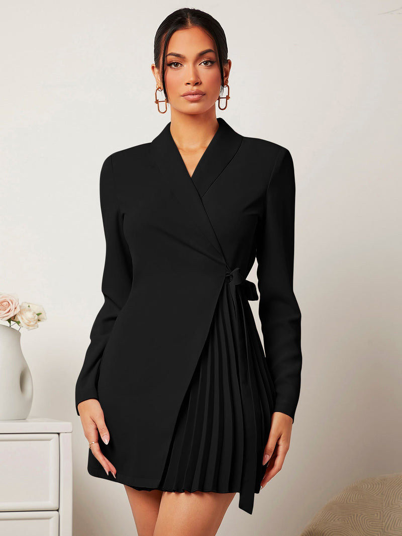Vestido Blazer Julien Plissado