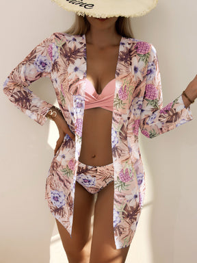 Bikini Jeovani com Estampa Tropical