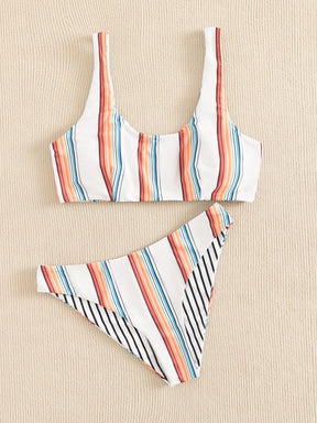 Biquíni Listrado Tiffani - Tiffani Moda Feminina