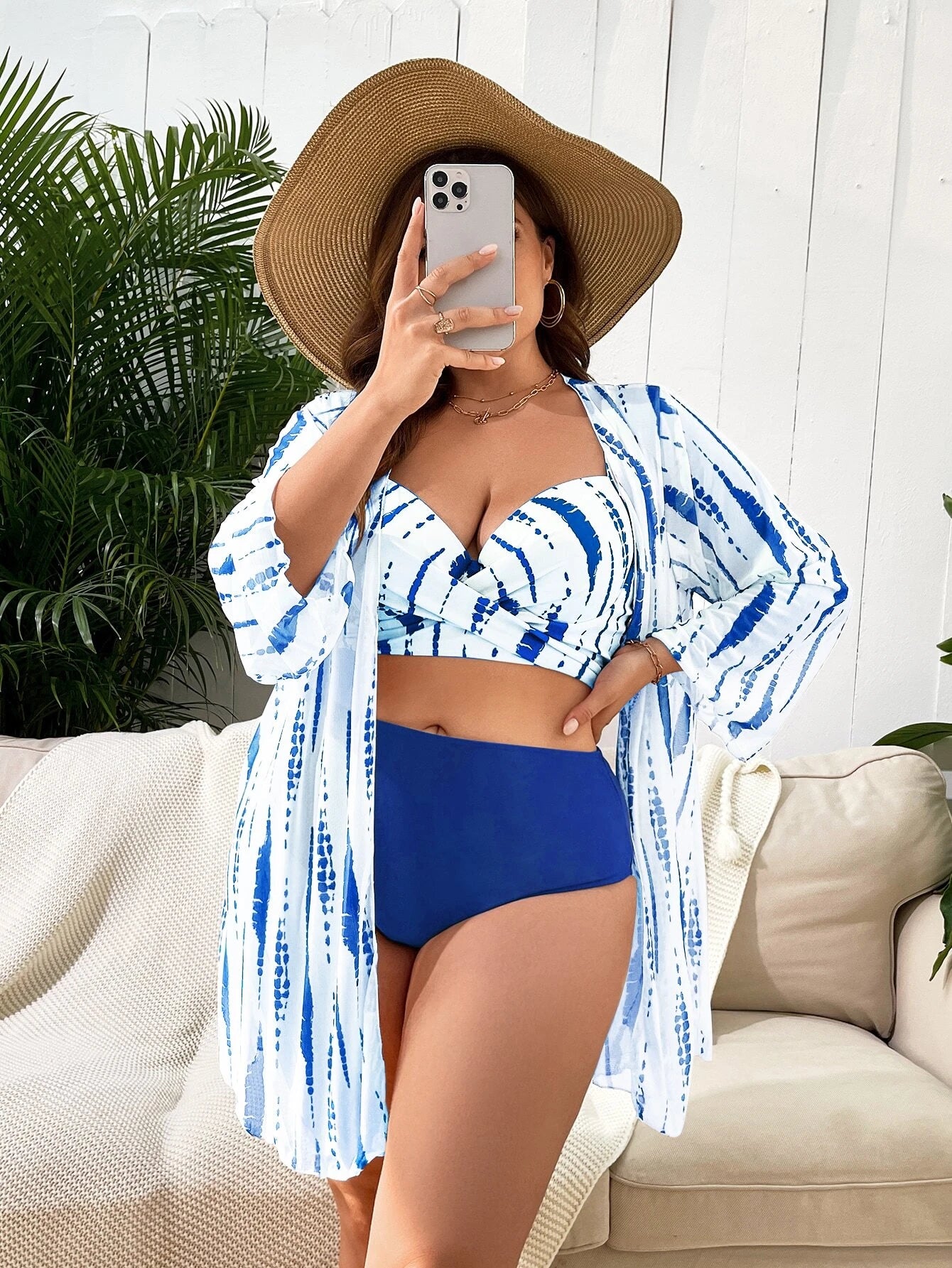 Biquíni Lolla Curve Up com quimono - Tiffani Moda Feminina