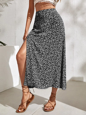 Saia Florzinhas Melly - Tiffani Moda Feminina