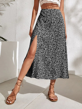 Saia Florzinhas Melly - Tiffani Moda Feminina