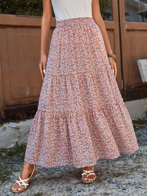 Saias Floral Encantada - Tiffani Moda Feminina