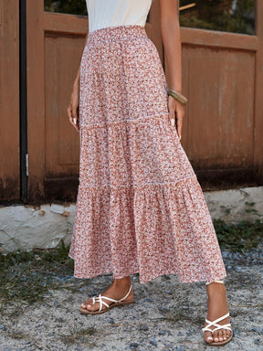 Saias Floral Encantada - Tiffani Moda Feminina