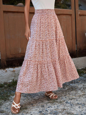 Saias Floral Encantada - Tiffani Moda Feminina