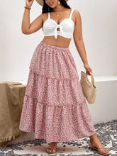 Saias Floral Encantada Plus-Size - Tiffani Moda Feminina