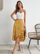 Saia Flor de Cetim - Tiffani Moda Feminina