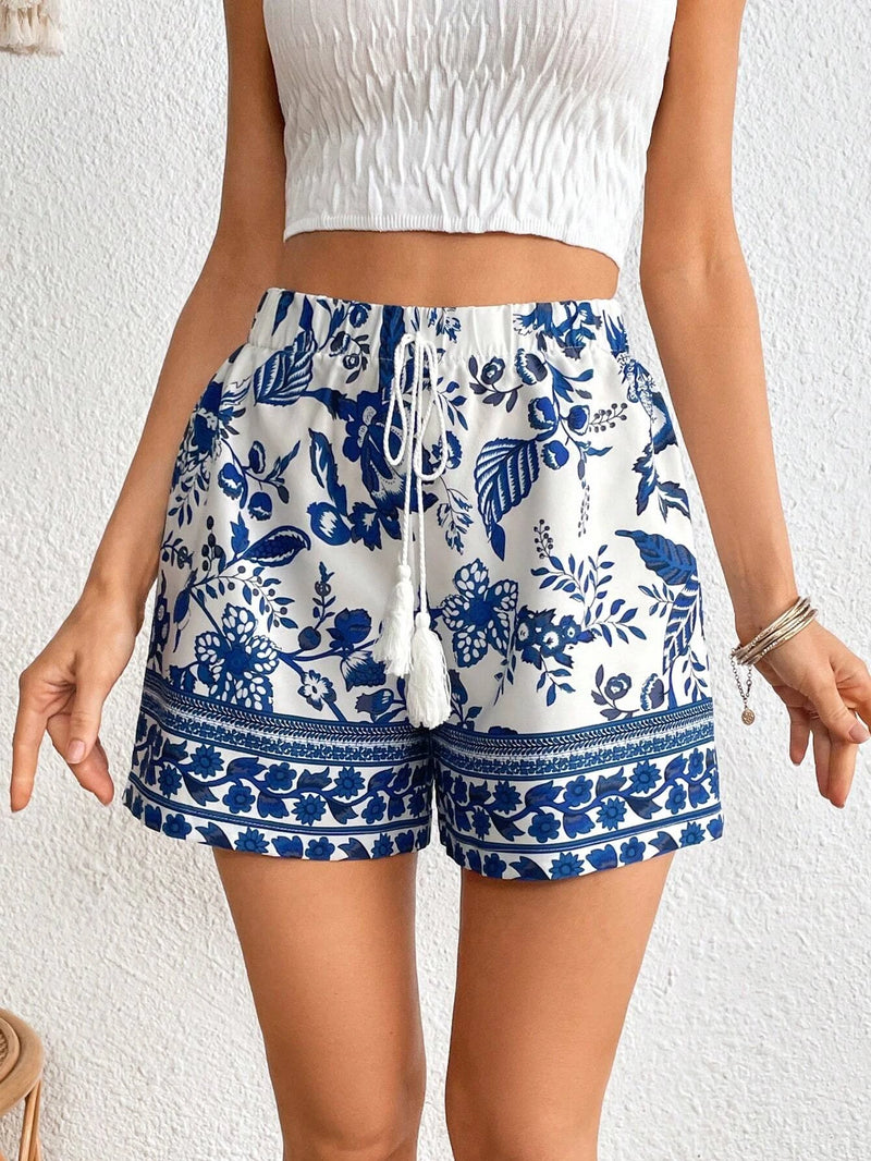 Shorts Byann Encantado Floral - Tiffani Moda Feminina