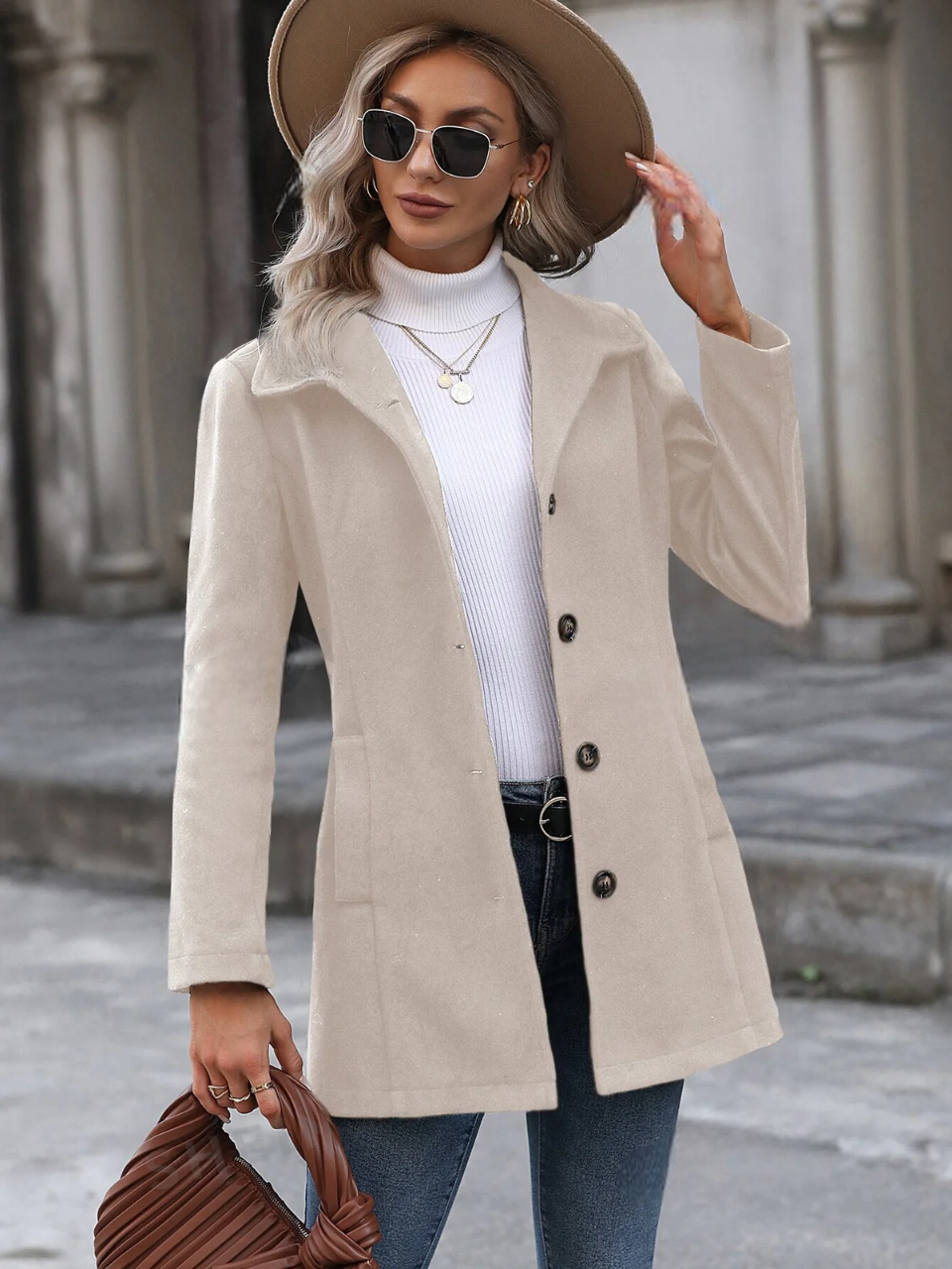 Casaco Grazy Com Botões - Tiffani Moda Feminina