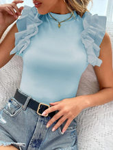 Camiseta Vera Com Babado - Tiffani Moda Feminina