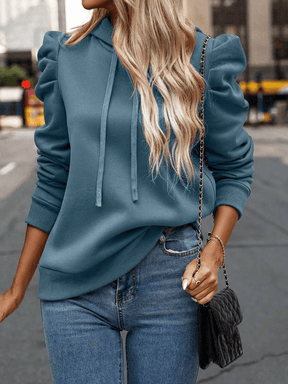 Moletom Nina Pluz com Capuz - Tiffani Moda Feminina