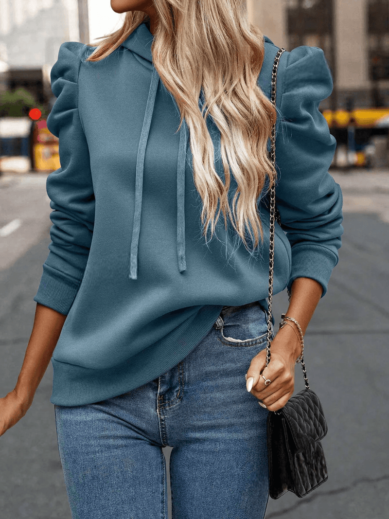 Moletom Nina Pluz com Capuz - Tiffani Moda Feminina