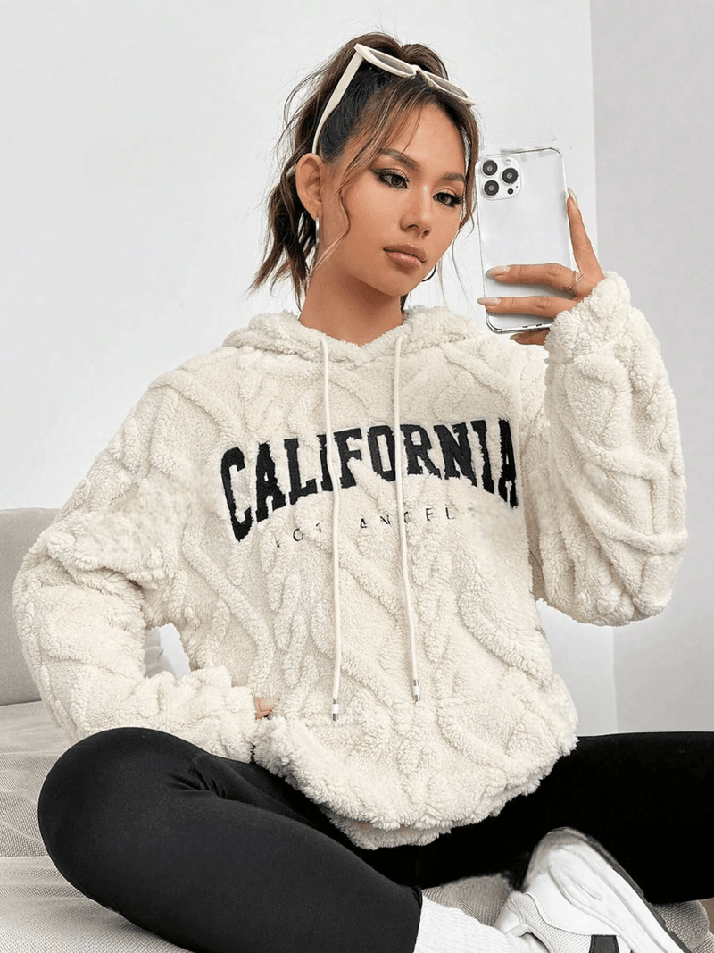Moletom Com Capuz Teddy - Tiffani Moda Feminina
