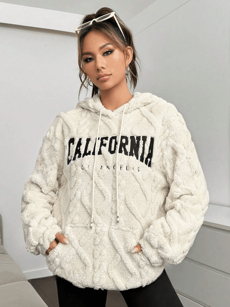 Moletom Com Capuz Teddy - Tiffani Moda Feminina